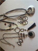 assorted jewelry tassel necklace etc