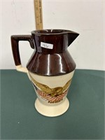 Vintage MCM stoneware spirit of 76 jug pitcher vae