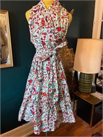 Sz XL Retrolicious Bird Summer Dress