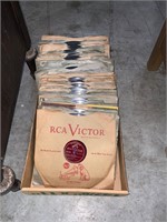 lot of 10" records for a phonograph