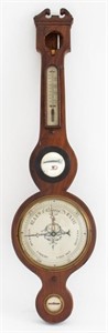 George III / IV Mahogany Barometer