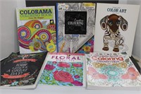 Assorted Lot Of New Adult Coloring Books