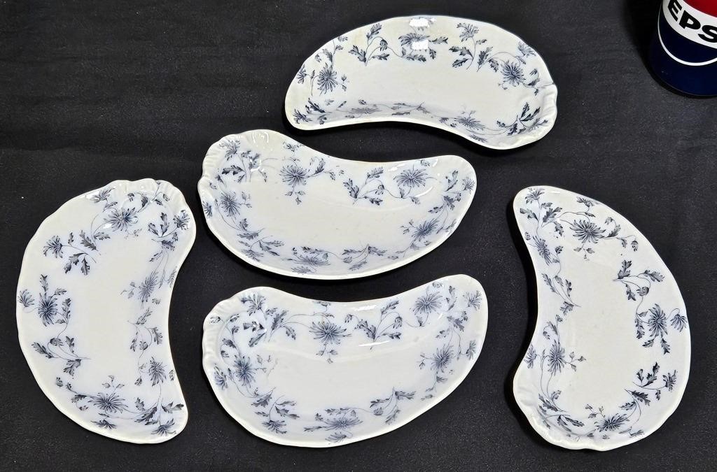 5 Charles Meakin Hanley Jubilee Bone Dishes