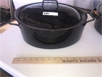 Heavy Oval Roaster Cooker & Lid