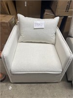 Creme colored arm chair