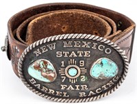 Jewelry Vintage Sterling Silver Rodeo Belt Buckle