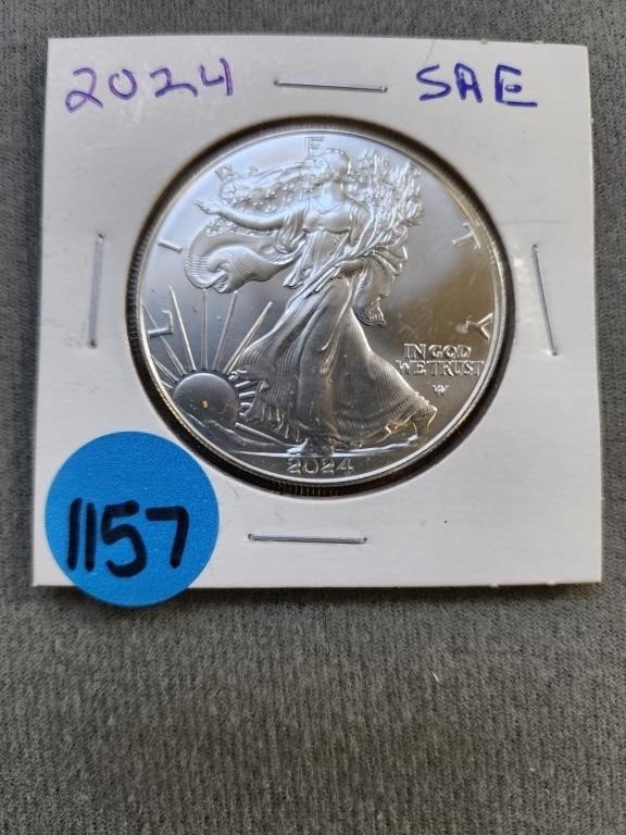 2024 Silver American Eagle. Buyer must confirm all