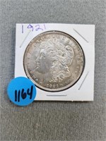 1921 Morgan dollar. Buyer must confirm all currenc