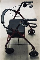 Drive Medical Rolling Walker with 6" Wheels