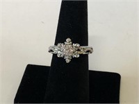 Very Nice Diamond Starburst Ring