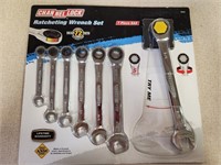 7pc. Channel Lock Ratcheting Wrench Set