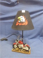 Harley Davidson lamp.