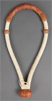 Vintage Woven Rawhide & Leather Bosal