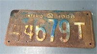 1948 licence plate