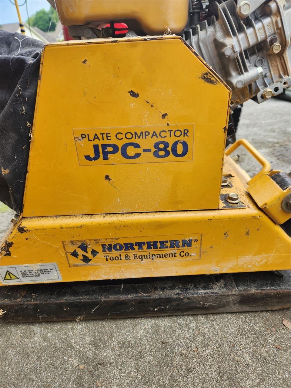 Northern Tool Plate Compactor  JPC80