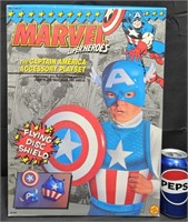 Vntg Marvel Cpt America Accessory Playset Sealed