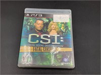 CSI Fatal Conspiracy PS3 Playstation 3 Video Game