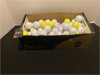 Box of Miscellaneous Golf Balls