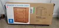 (1) Belmont 4 Drawer Chest (Factory Sealed)