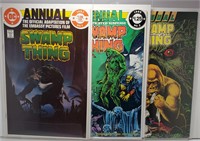 Comics Swamp Thing Annual #1, #2 & #3 NM condition