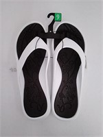 Black and White Sandals Size 9