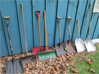 eight shovels