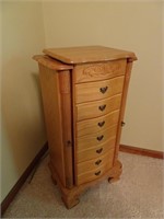 Jewelry Armoire with Contents