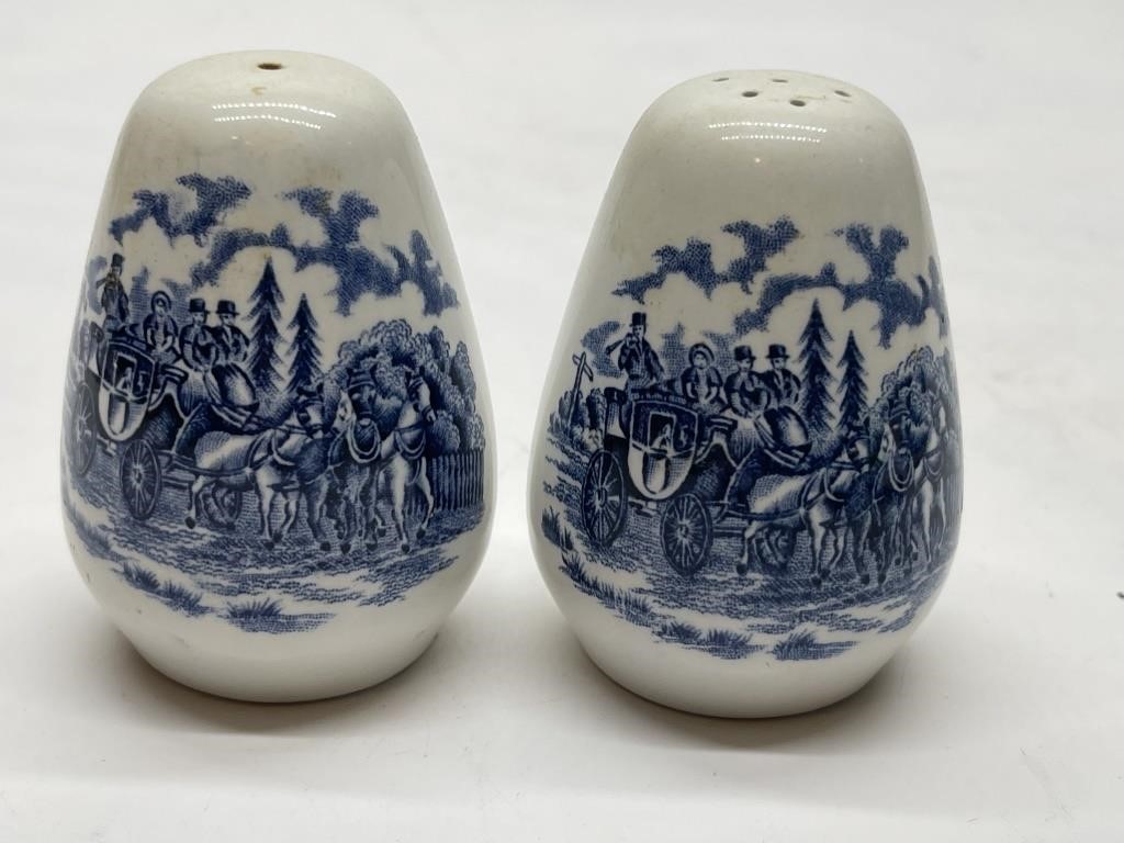 Staffordshire Myott Royal Mail Salt and Pepper