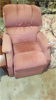 armchair with broken remote, possibly lift chair