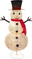Brightown Lighted Outdoor Snowman Christmas Decora
