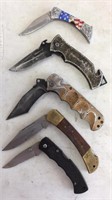 Lot of 5 pocket knives