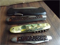 Four Pocket Knives