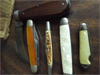 Sabre & Three Other Pocket Knives