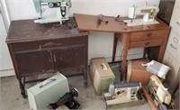 5 sewing machines