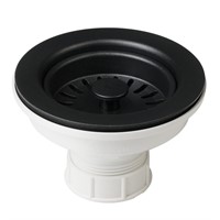 KRAUS Kitchen Sink Strainer in Black