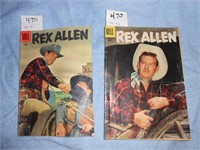 No. 19 & 22 Rex Allen Comic Books