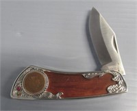 Folding knife serial No. 03743, 1903 Indian head