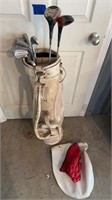 MacGregor golf club set with Wilson bag