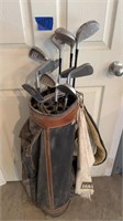 MacGregor golfing club set with Pro Classic bag