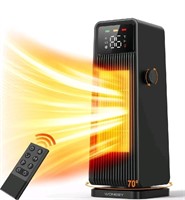 WONEEY Space Heater, 1500W Electric Heater with Th