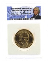 2007 Thomas Jefferson Presidential Dollar