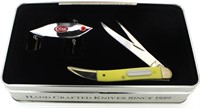 Case XX Yellow Fishing Knife With Lure