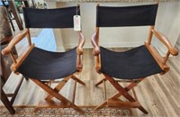 Lot #2097 - Pair of 40” folding directors style