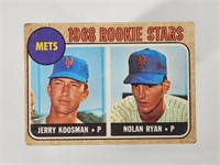1968 TOPPS NOLAN RYAN ROOKIE CARD NO. 177