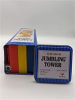 Rainbow Jumbling Tower Game