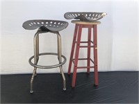 (2) Homemade Shop Stools