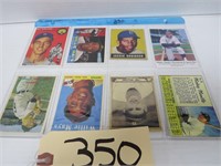 8 Assorted Baseball Cards *REPRINTS**AS IS*