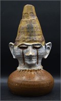Hugh Bailey Art Pottery Clown Bust Figure