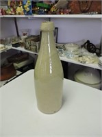 Antique 11" Ginger Beer Stoneware Bottle