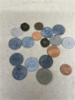 Foreign  coins and tokens